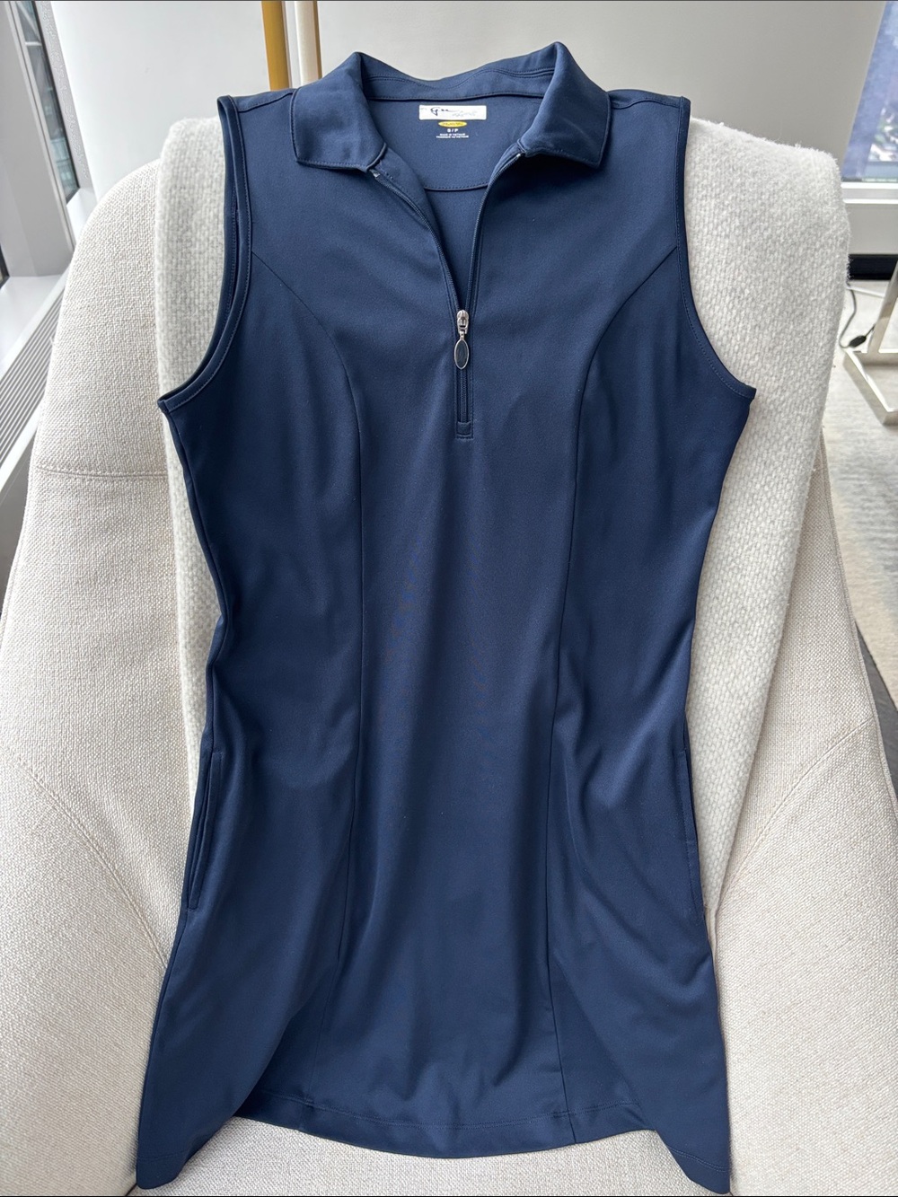 Navy Athletic Golf Polo Dress